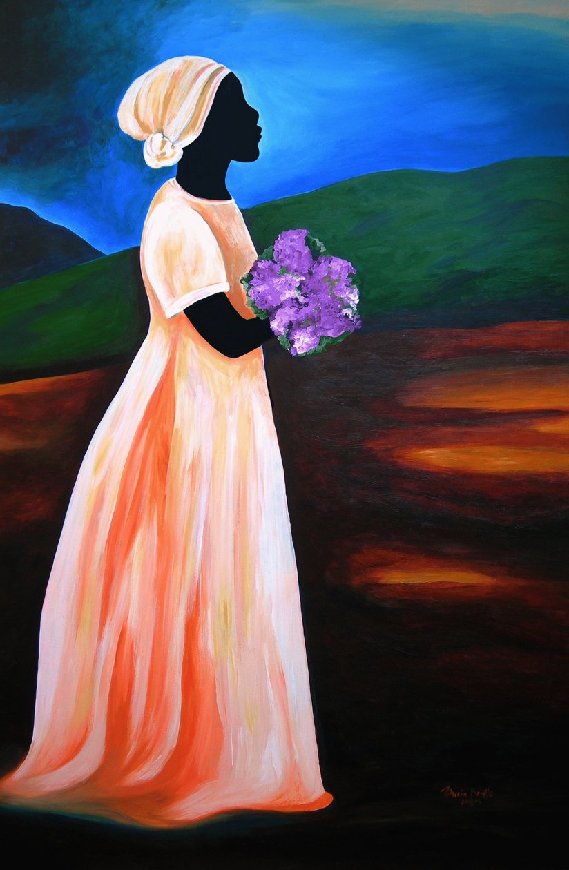 Loraine, 2008 (akryl på masonit) av Patricia Brintle