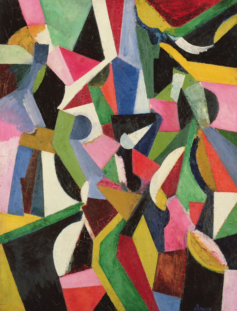 Komposition I, 1916 av Patrick Henry Bruce