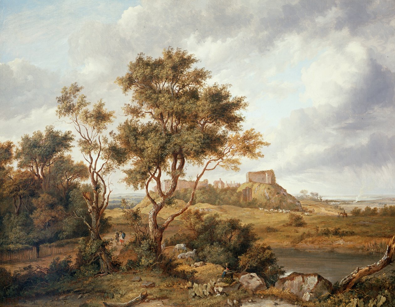 Carisbrooke Castle, Isle of Wight av Patrick Nasmyth