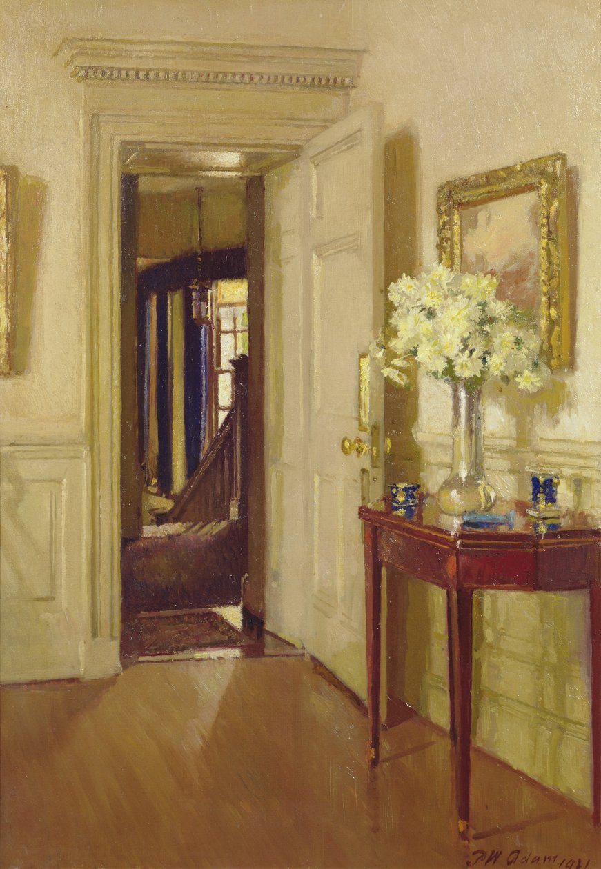 Interiör, Gribdae, 1921 av Patrick William Adam