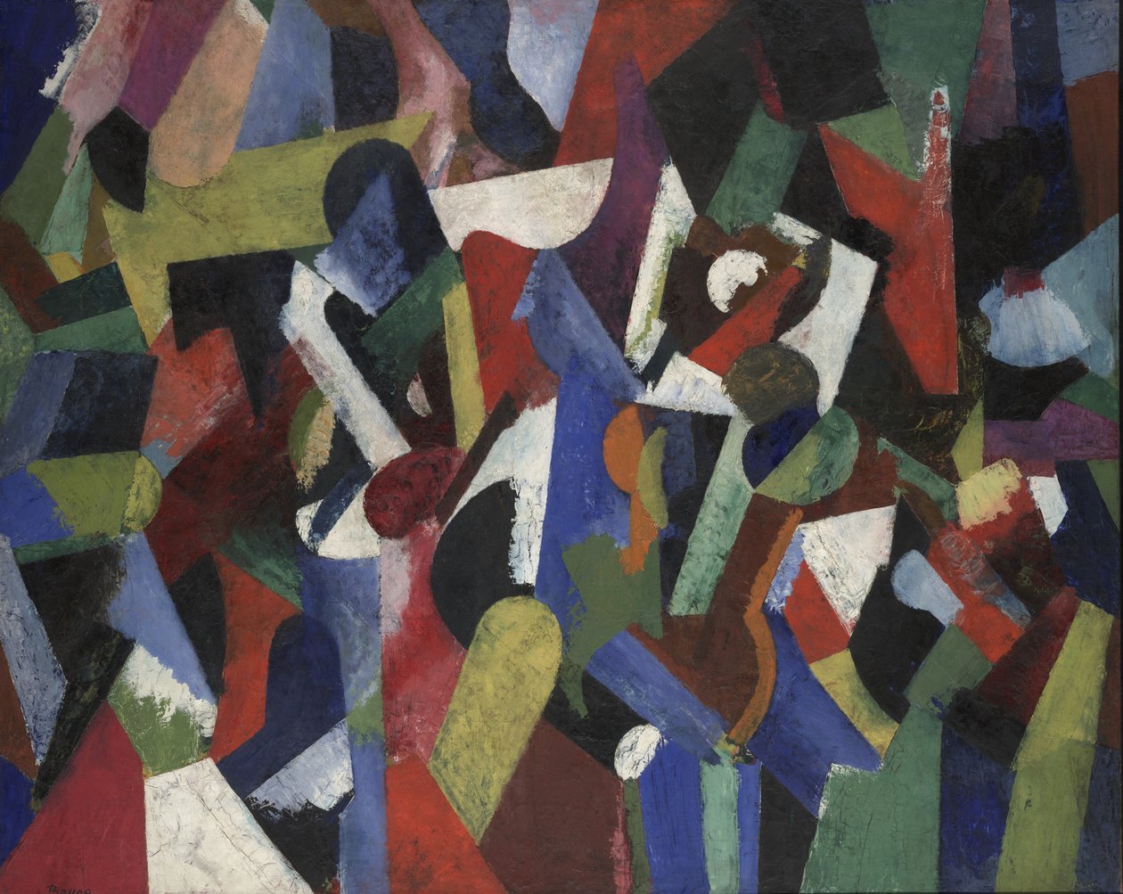 Komposition V, 1916 av Patrick Henry Bruce