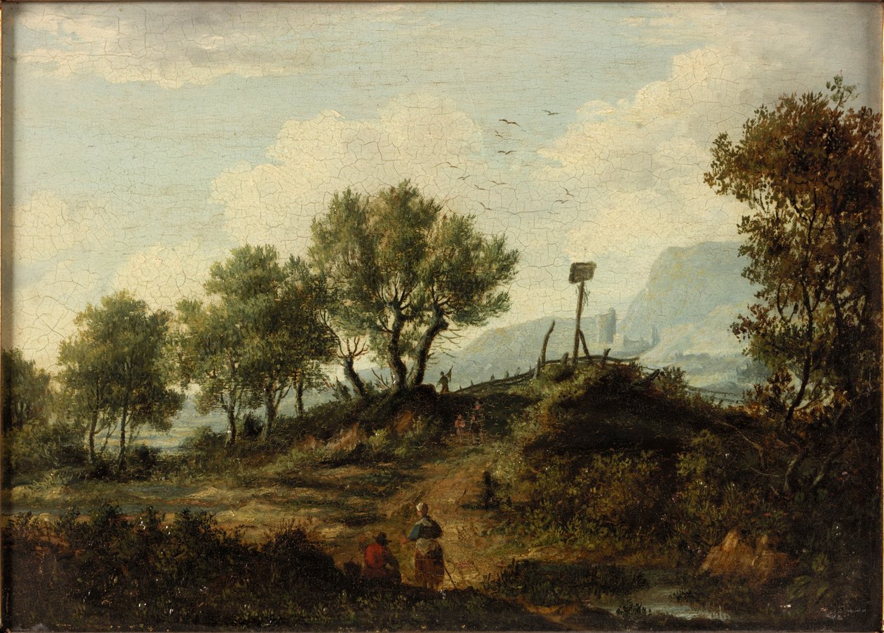 The Aberuchills (The Loch Aber Hills), 1824 av Patrick Nasmyth