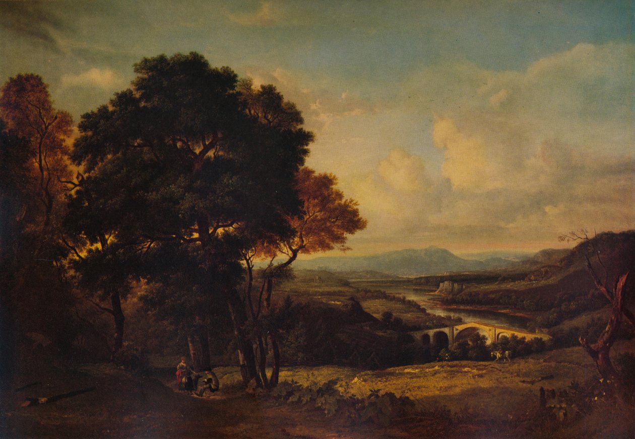 The Valley of the Tweed, c1803 av Patrick Nasmyth