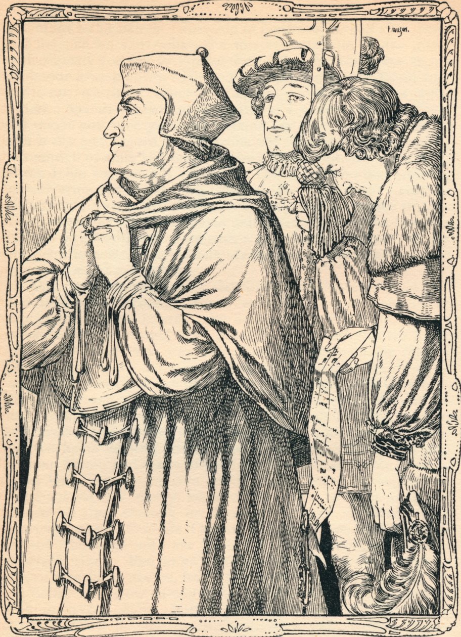 Arresteringen av kardinal Wolsey, 1902 av Patten Wilson