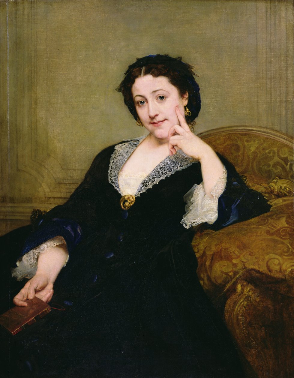 Madeleine Brohant (1833-1900) från Comedie-Francaise, 1860 av Paul Baudry