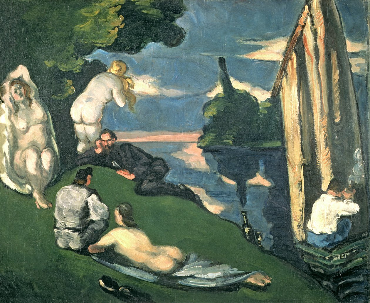 Pastoral, or Idyll, 1870 av Paul Cézanne