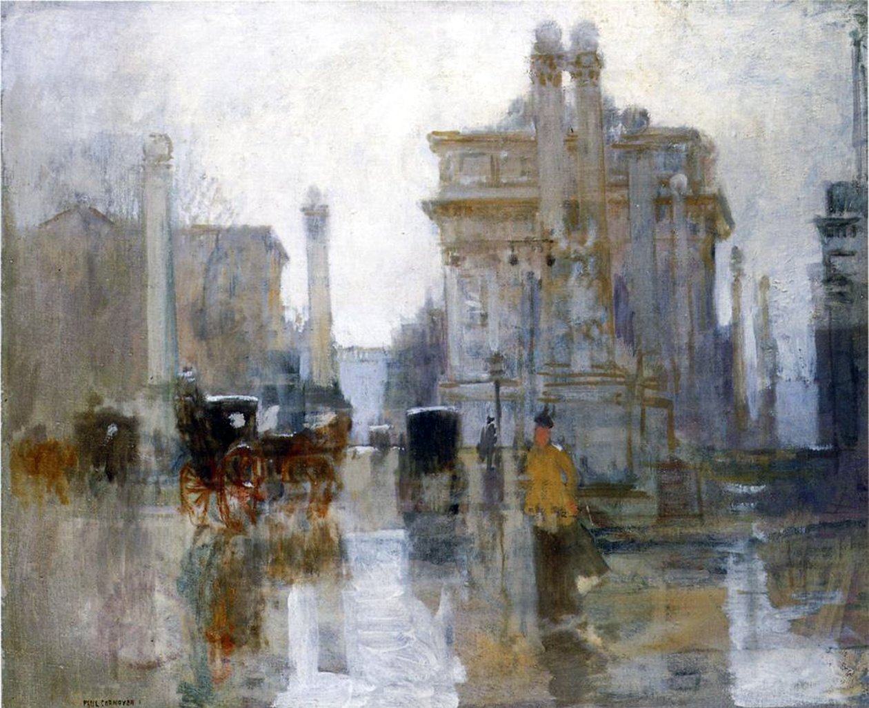 Dewey Arch, omkring 1900 av Paul Cornoyer