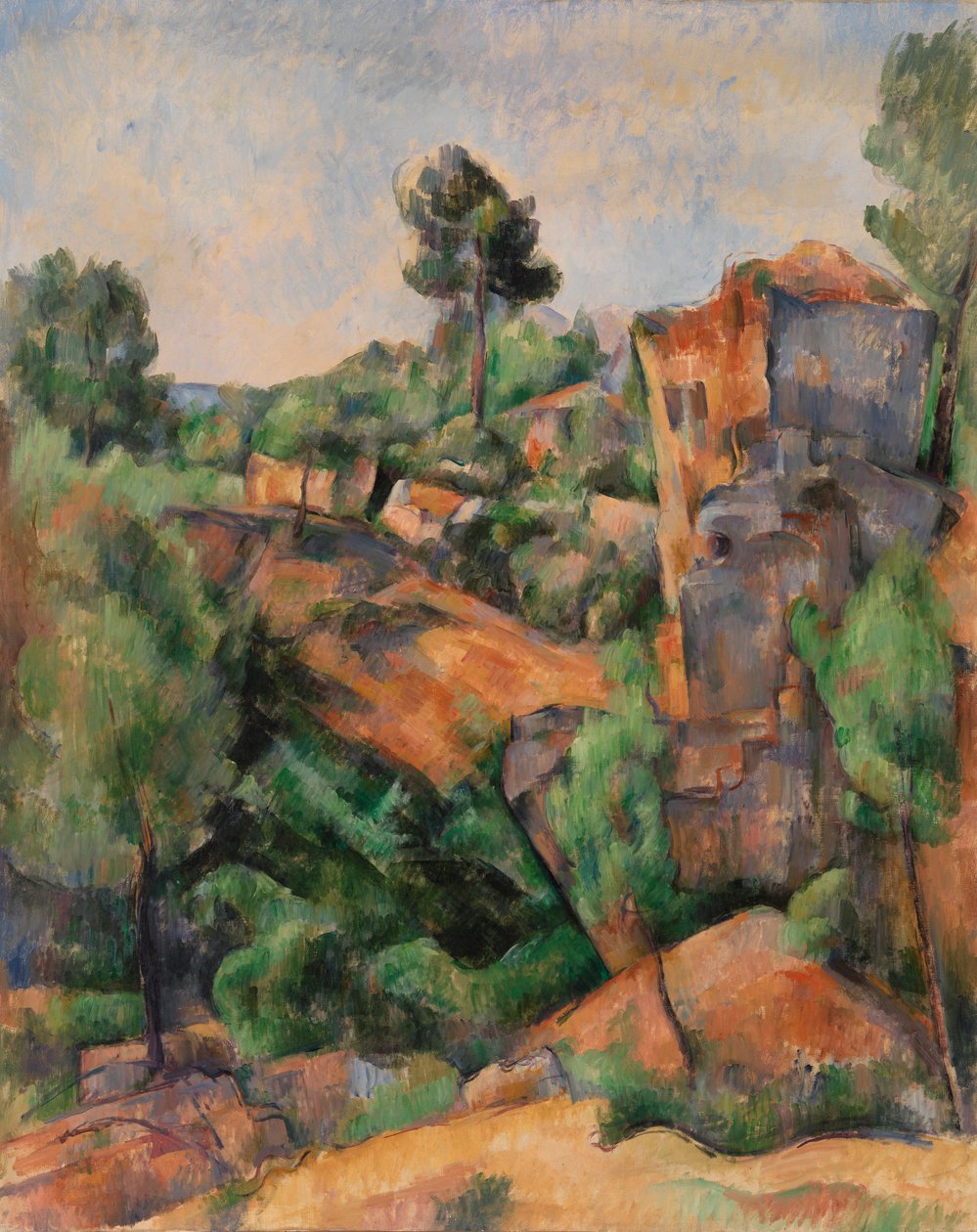 Bibémus Quarry (Carrière de Bibémus) av Paul Cézanne