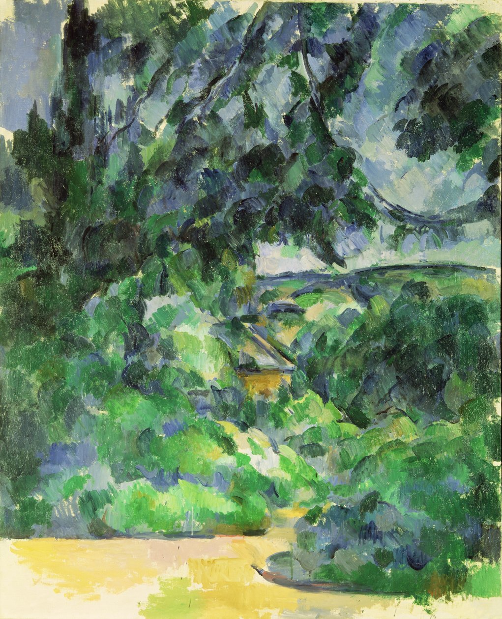 Blått landskap, ca 1903 av Paul Cézanne