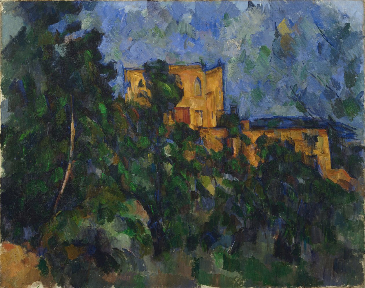 Svart slott av Paul Cézanne