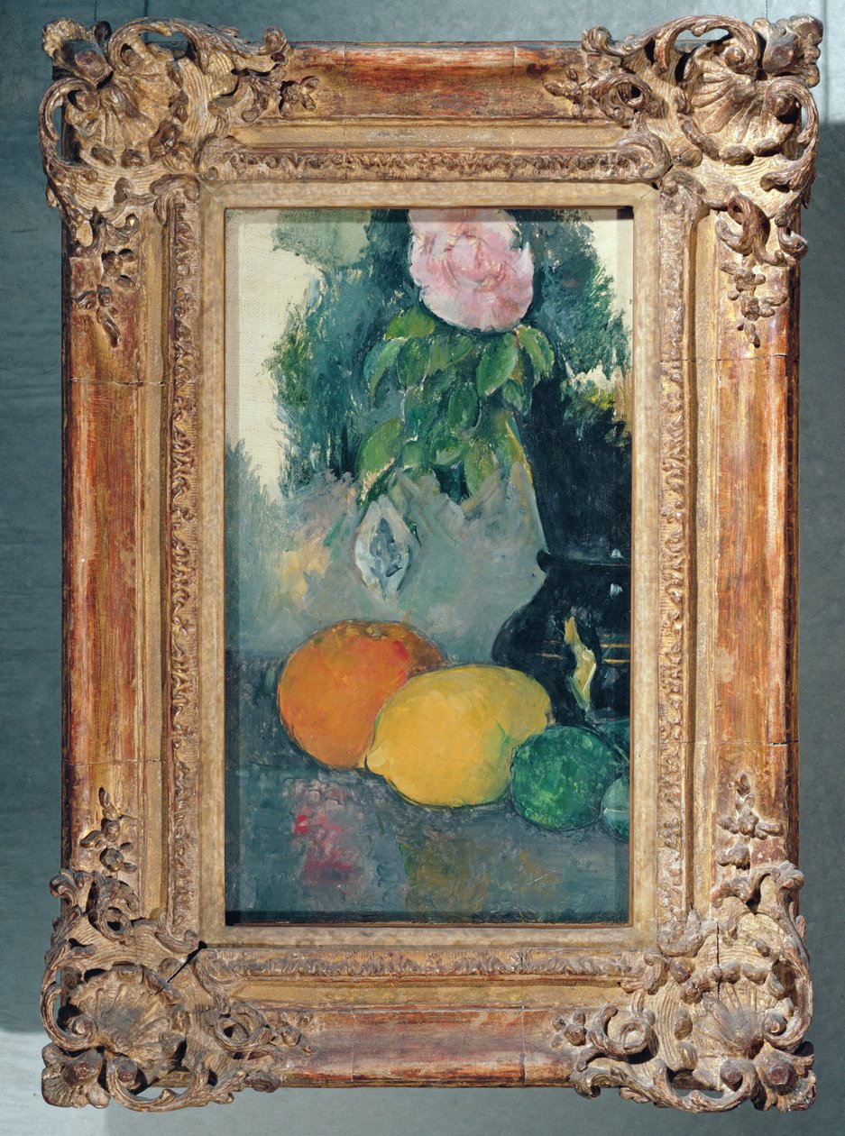 Blommor och frukter, ca 1880 (se även 287552) av Paul Cézanne