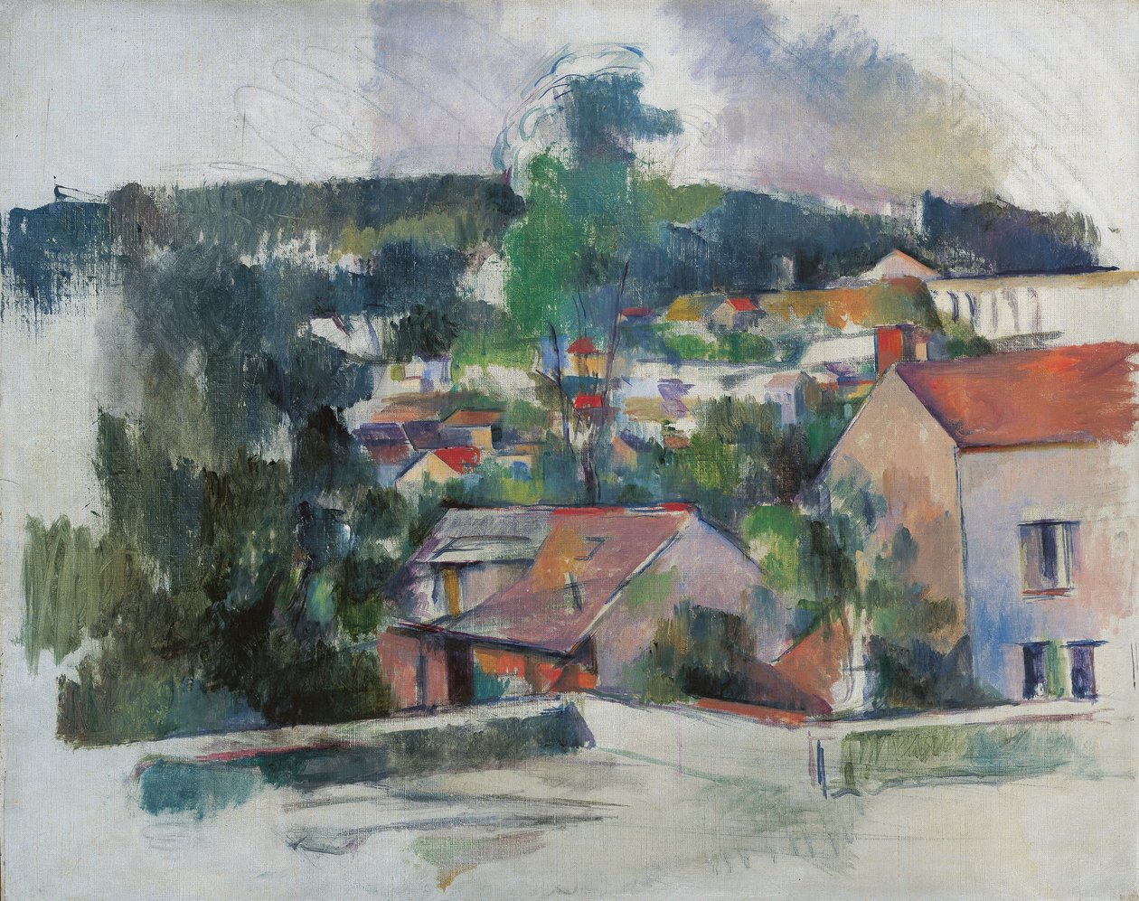 Landskap av Paul Cézanne