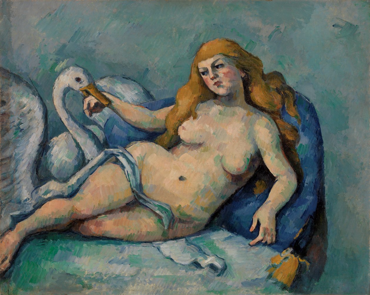 Leda och Svanen av Paul Cézanne