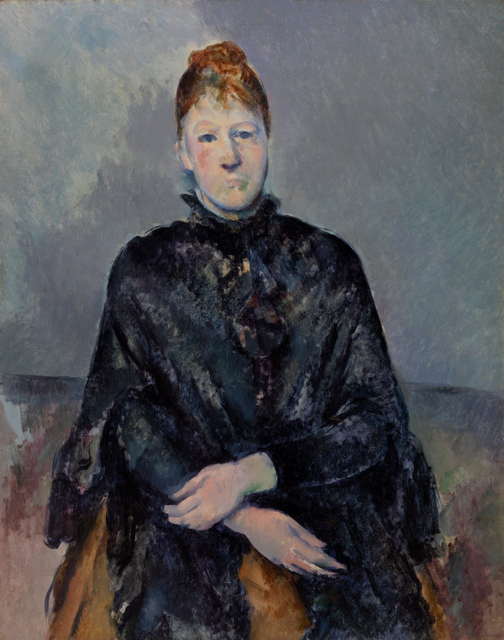 Madame Cézanne av Paul Cézanne
