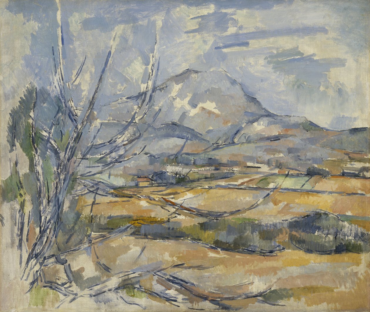 Sainte-Victoire-berget av Paul Cézanne