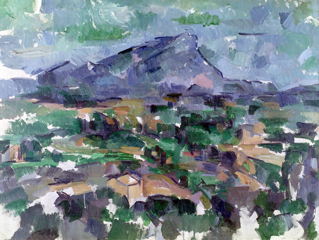 Sainte-Victoire-berget, 1904-06 av Paul Cézanne