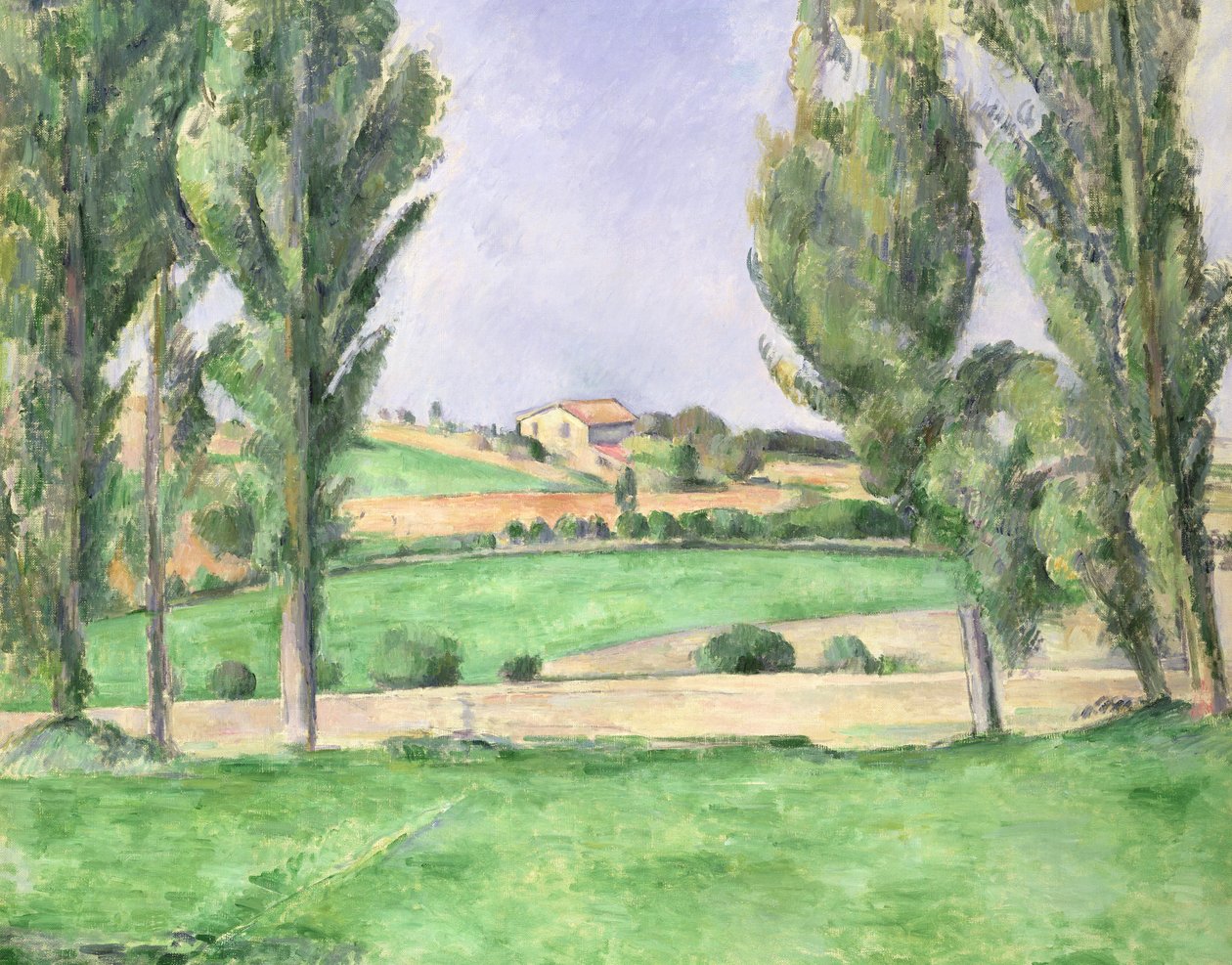 Provensalskt landskap, c.1885-87 av Paul Cézanne