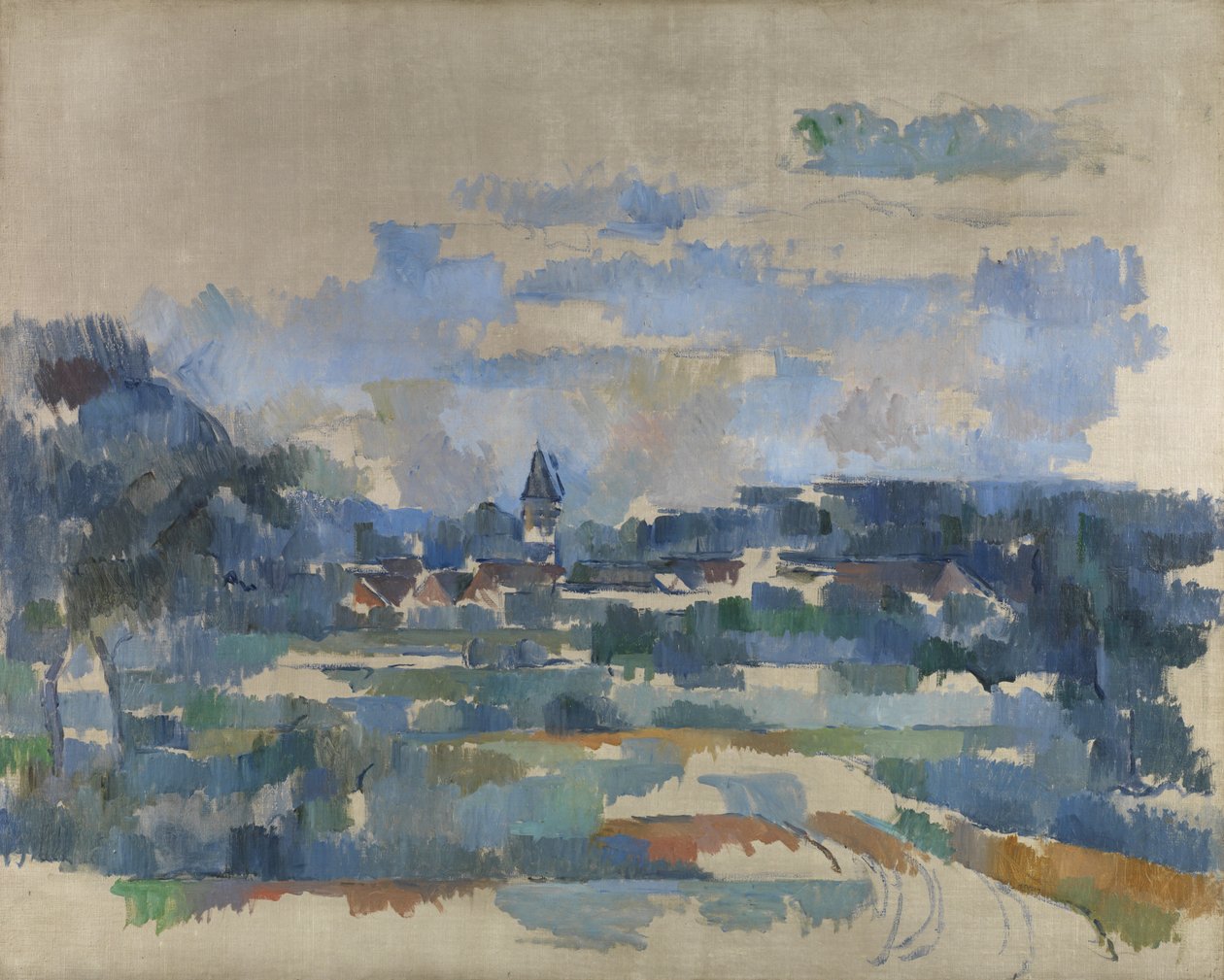 Turning Road, 1902-06 av Paul Cézanne