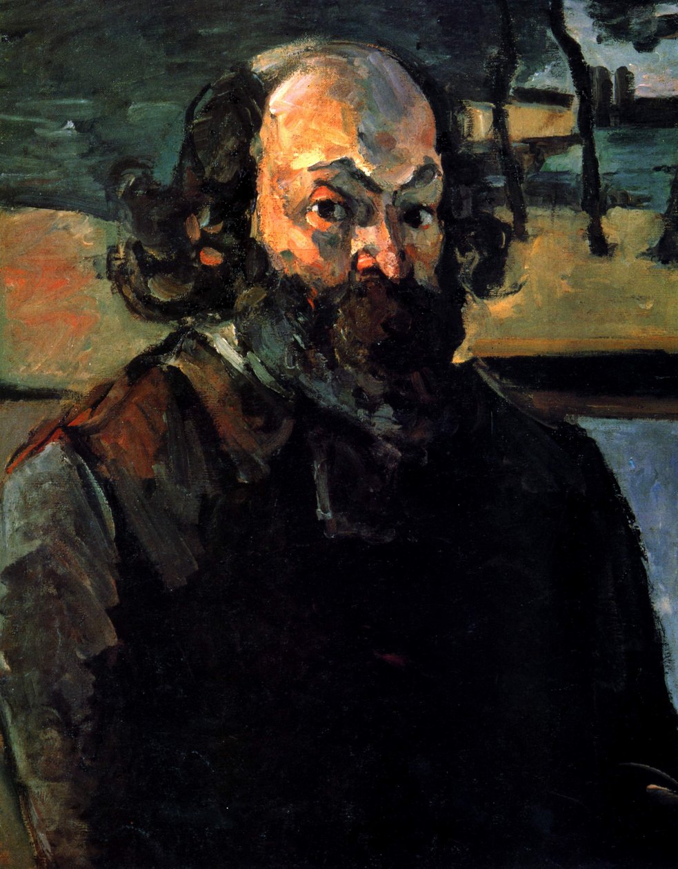 Self-portrait av Paul Cézanne