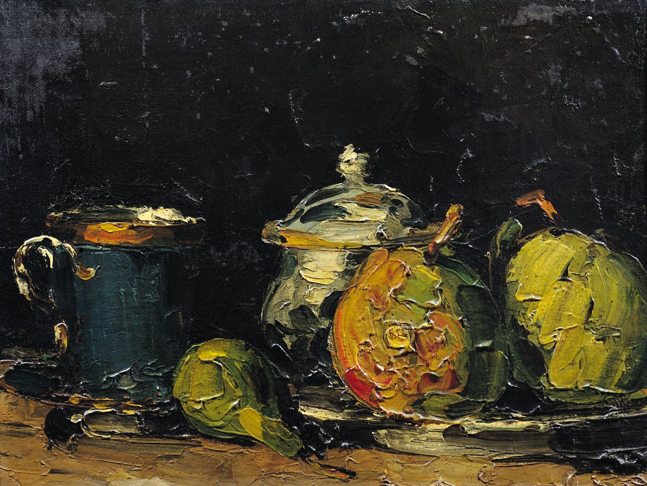 Stilleben, c.1865 swed av Paul Cézanne