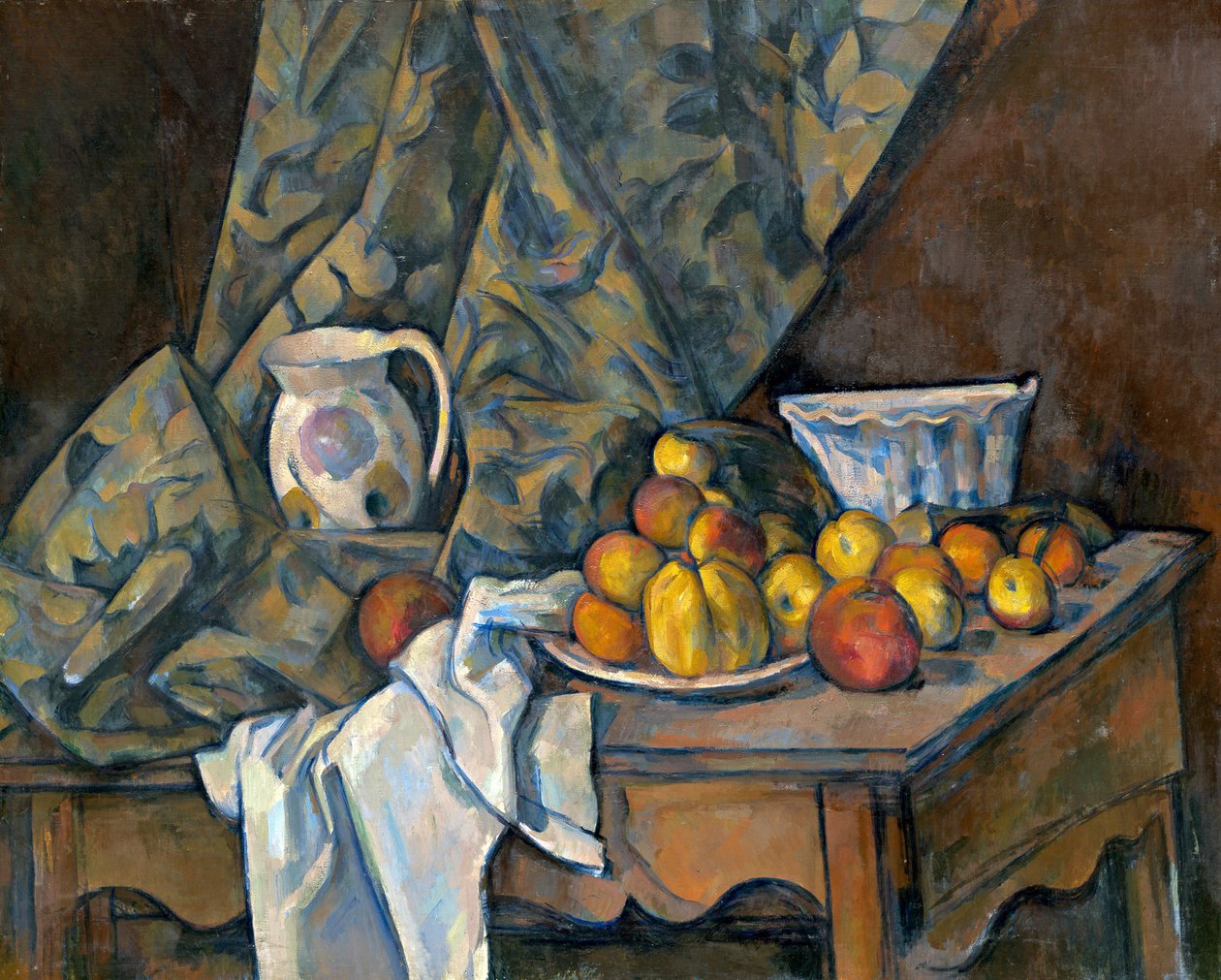 Stilleben med äpplen och persikor, c.1905 av Paul Cézanne