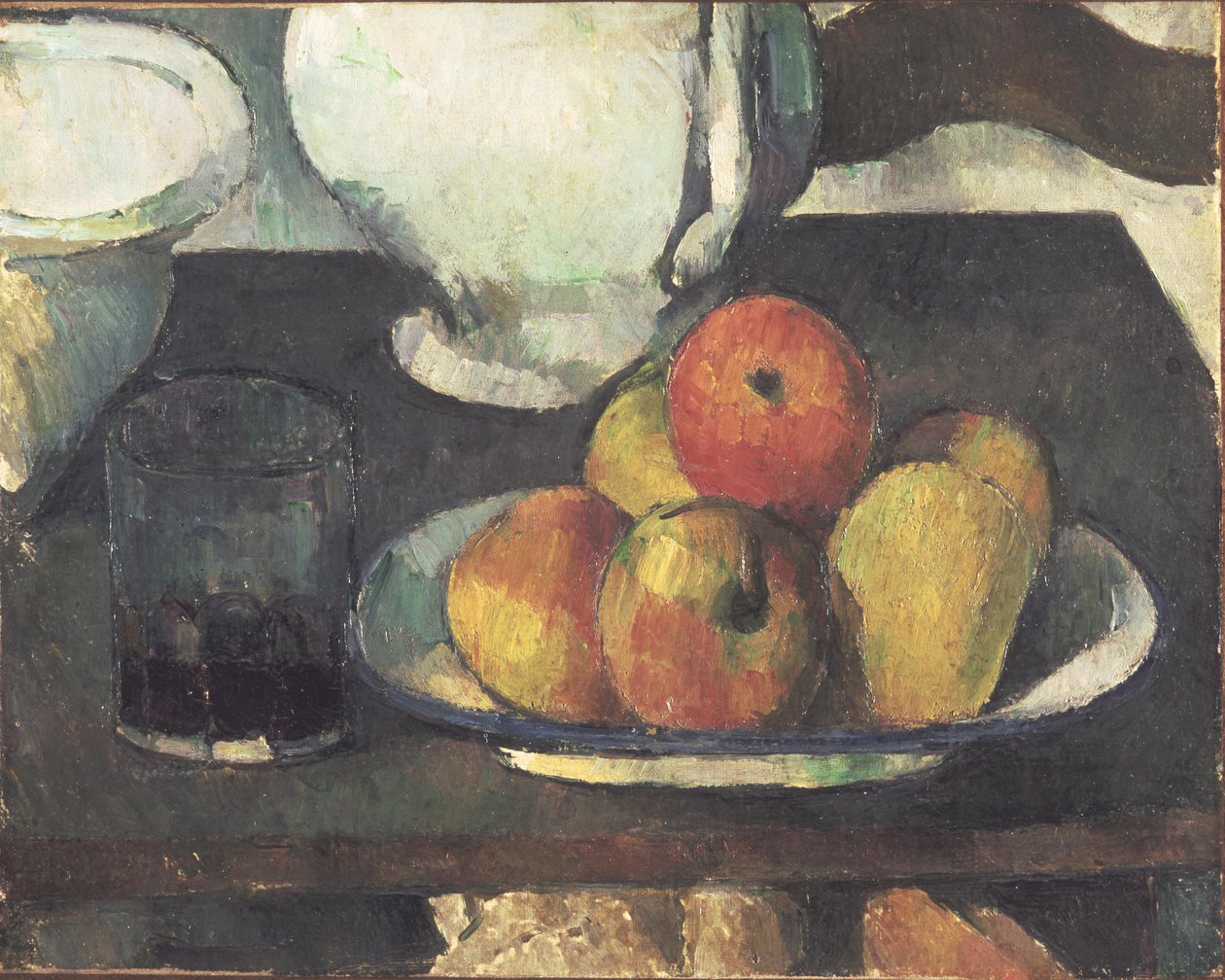 Still Life with Apples and a Glass of Wine av Paul Cézanne