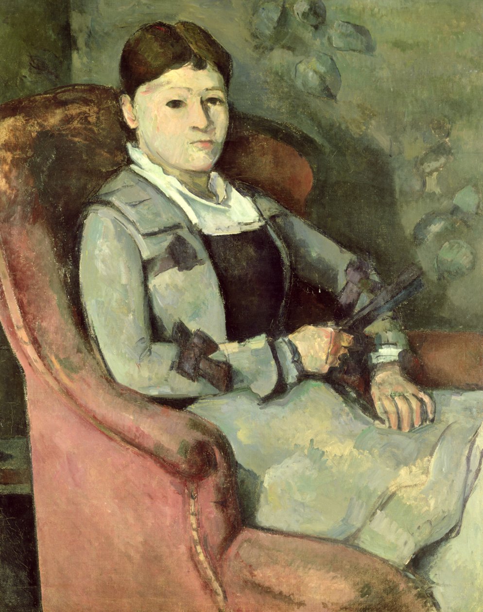 Konstnärens fru i en fåtölj, c.187888 av Paul Cézanne