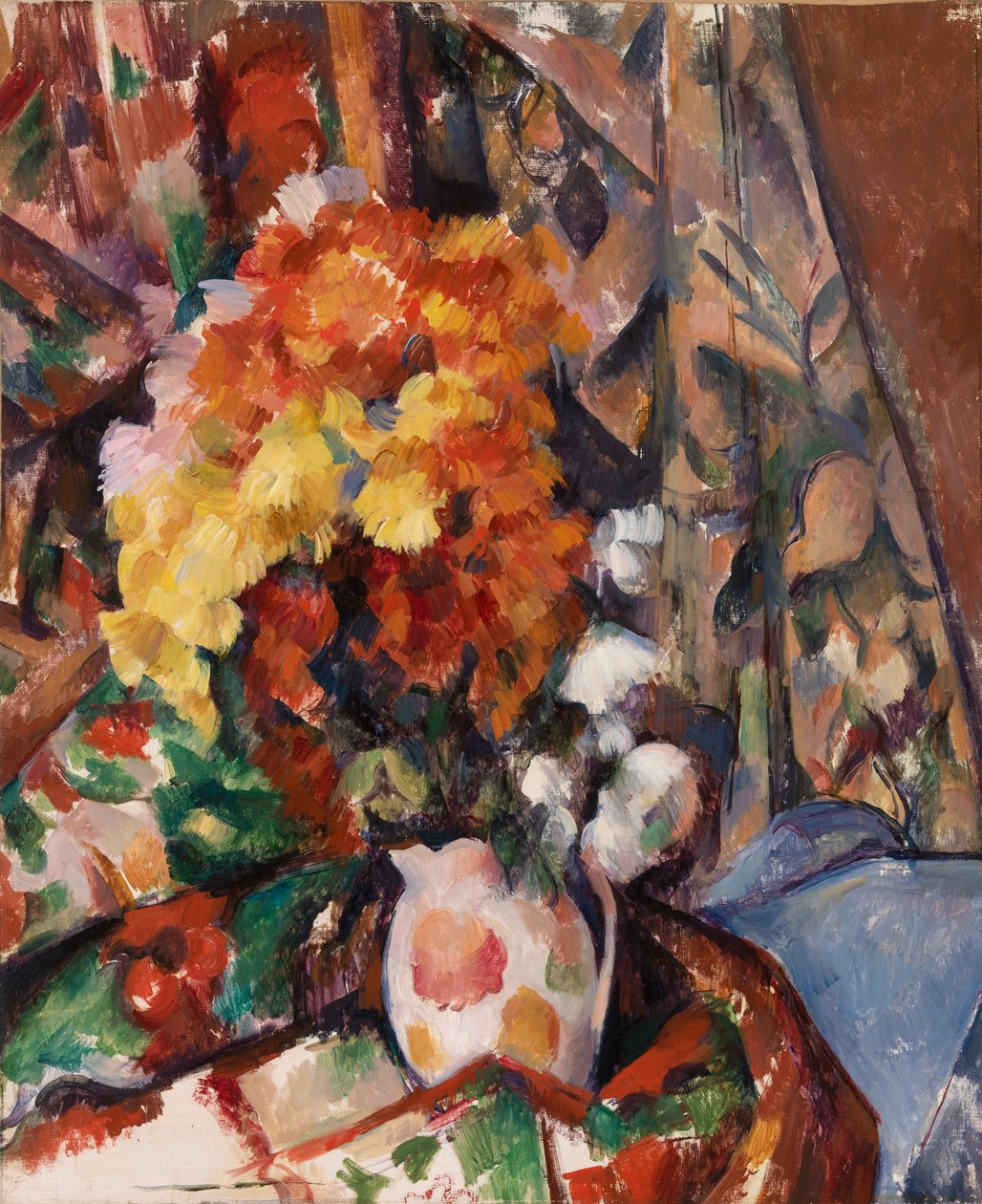 The Flowered Vase (Le Vase Fleuri) av Paul Cézanne