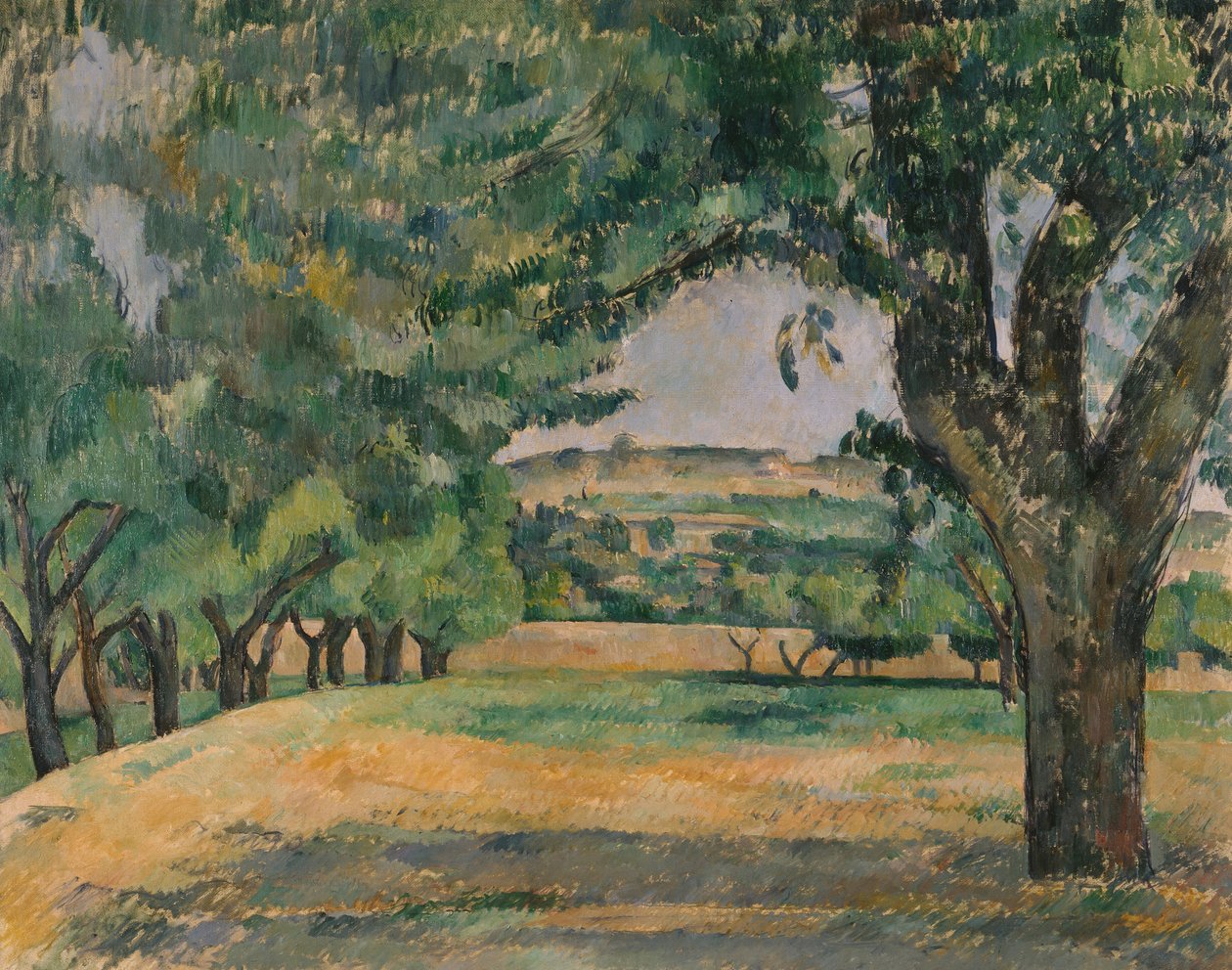 The Neighborhood of Jas de Bouffan av Paul Cézanne