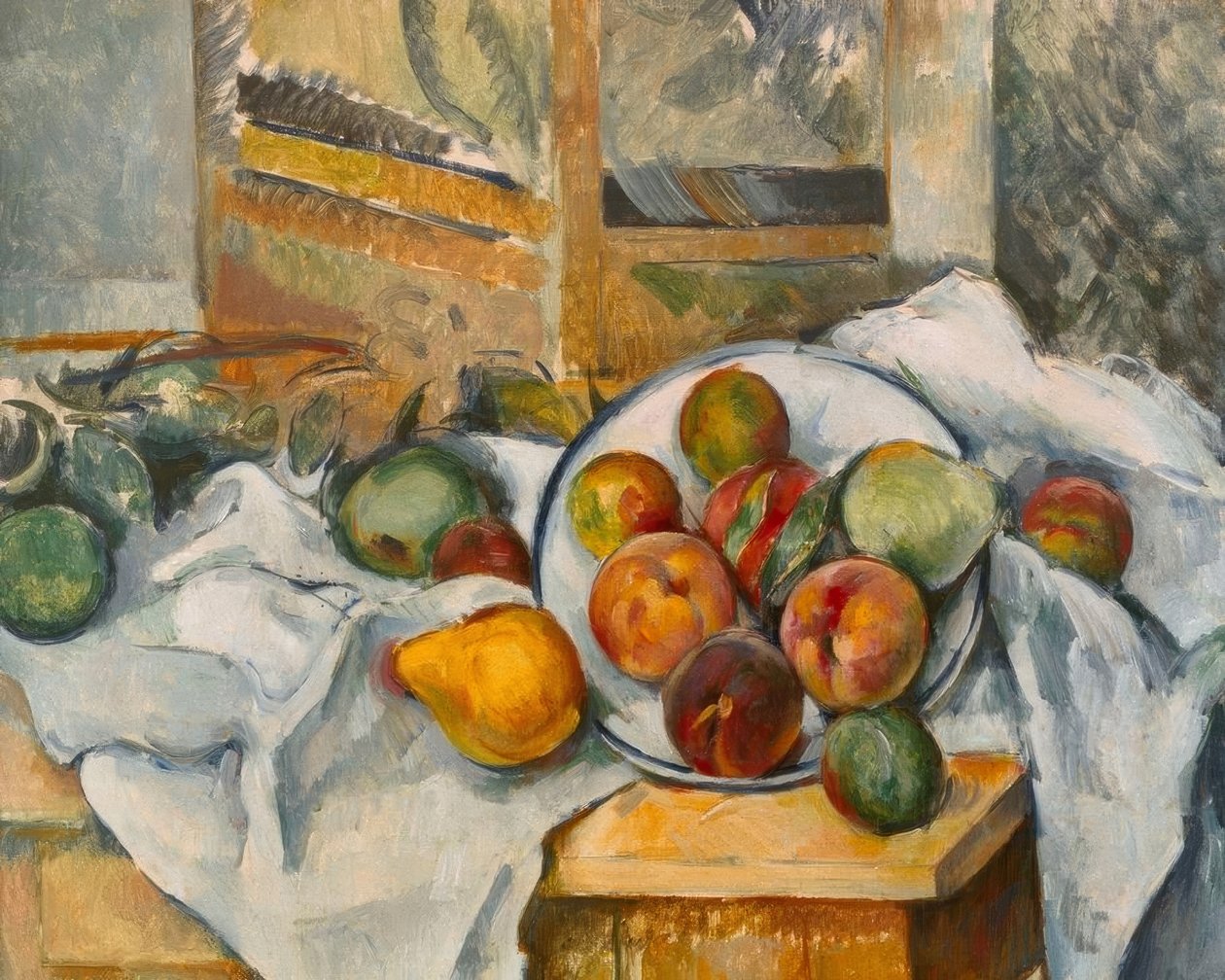 Ett hörn av bordet av Paul Cézanne