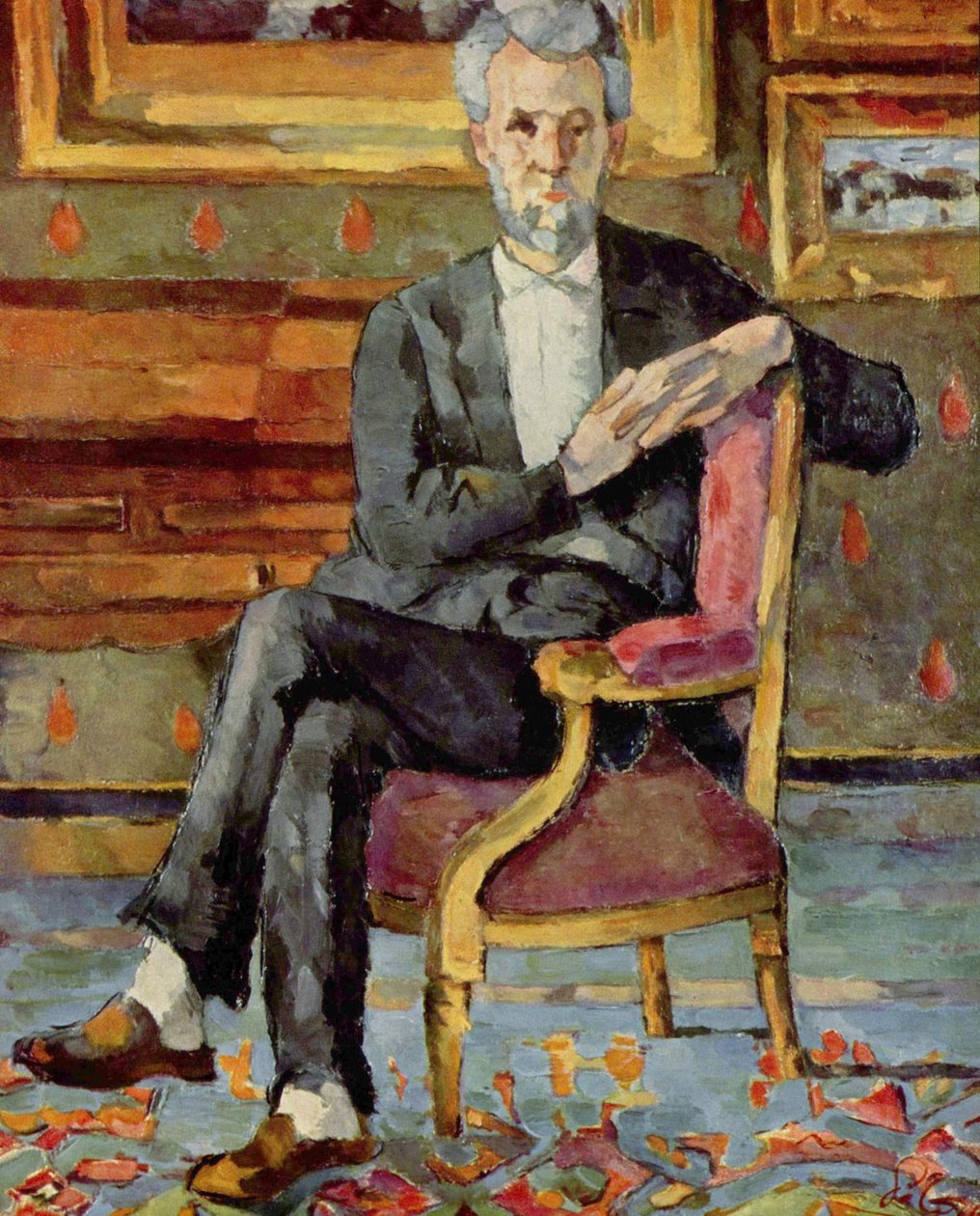 Victor Chocquet Seated av Paul Cézanne