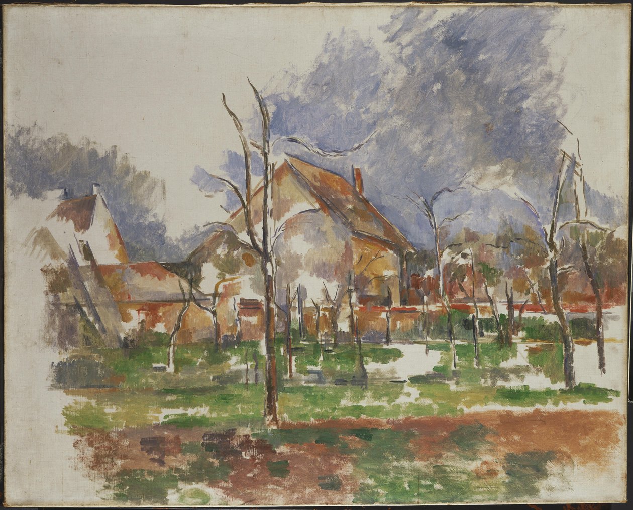 Winter Landscape, Giverny av Paul Cézanne
