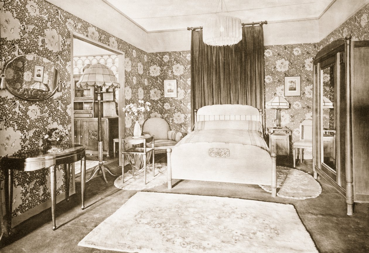 Sovrum, 1930 av Paul Follot