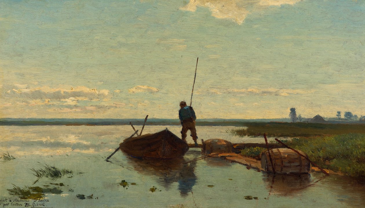 Polderlandskap av Paul Joseph Constantin Gabriel