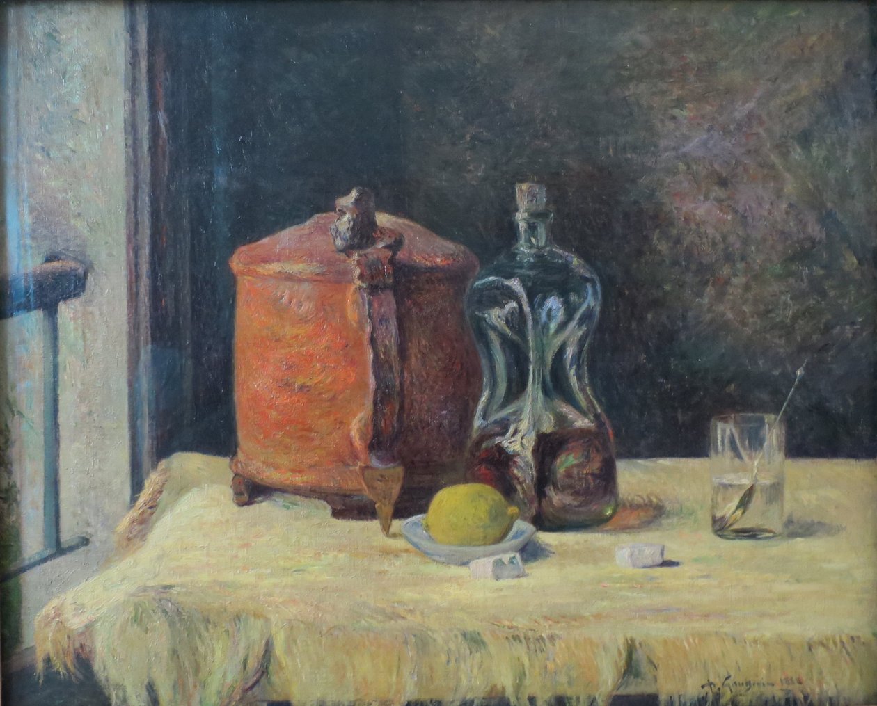  At the Window  av Paul Gauguin
