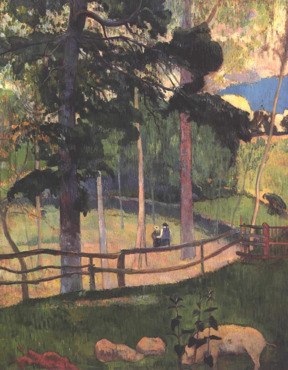 Der Spaziergang av Paul Gauguin