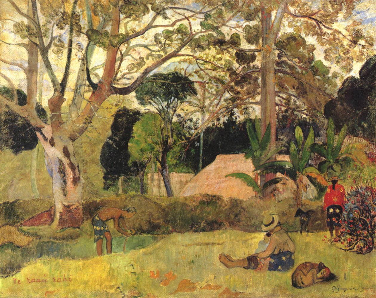 Der große Baum III av Paul Gauguin