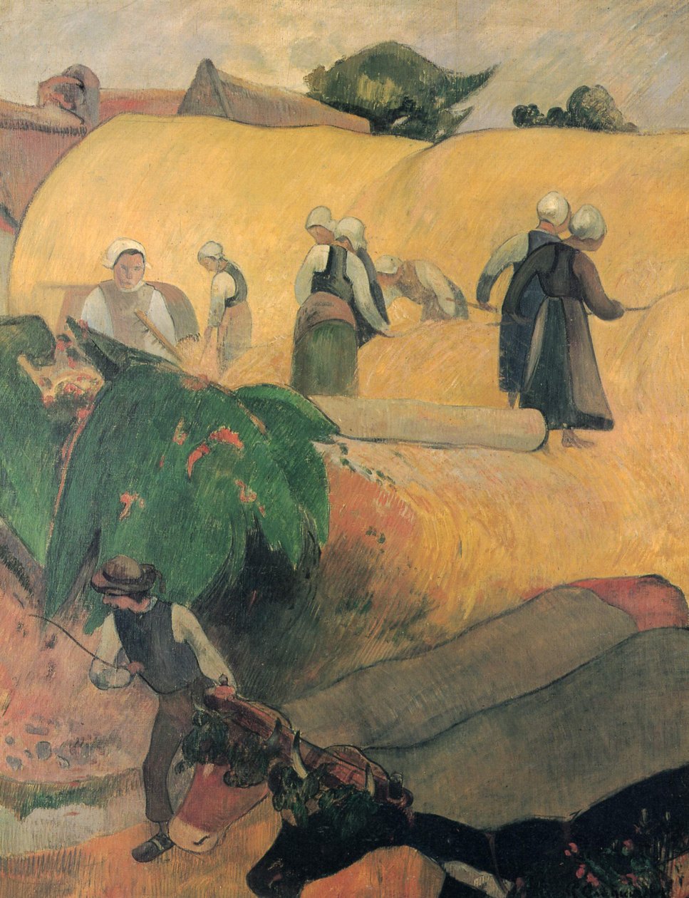 Ernte in der Bretagne av Paul Gauguin