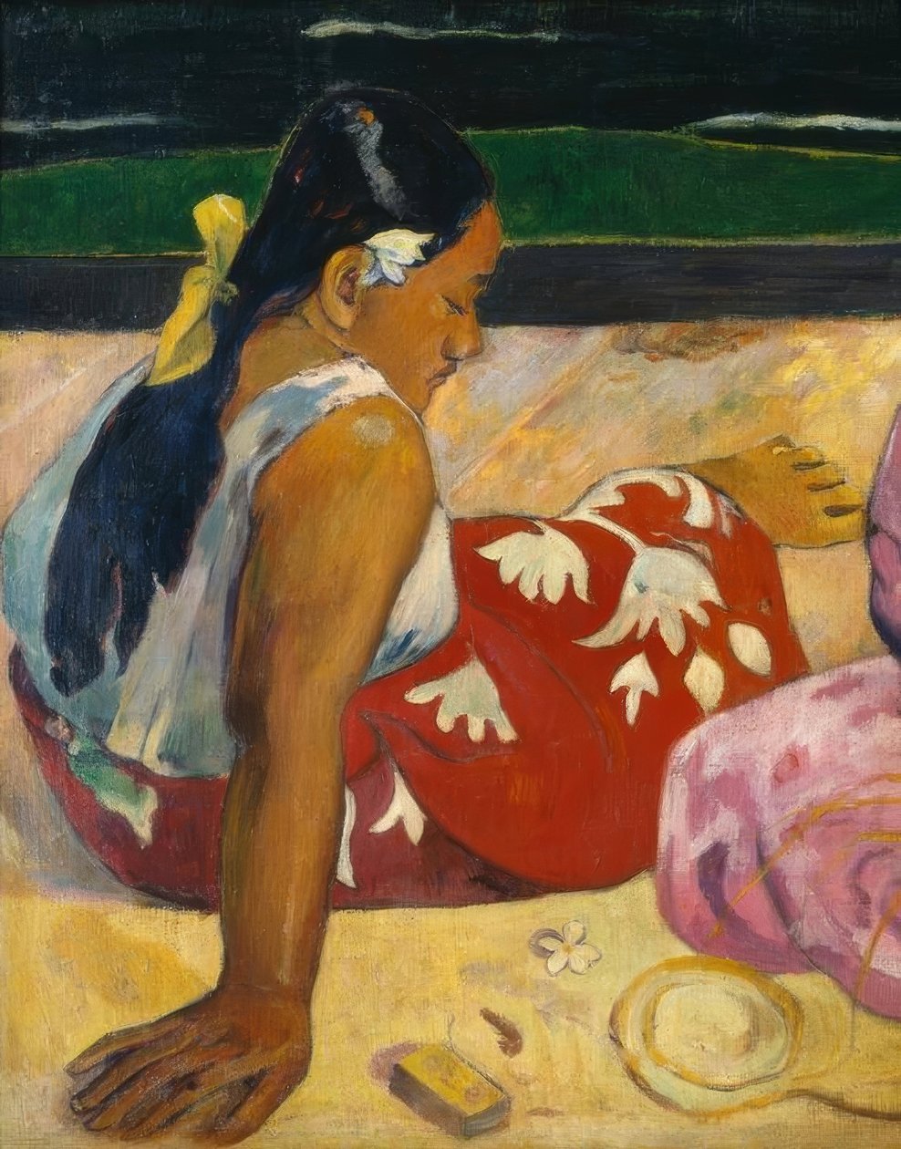 Kvinnor på Tahiti av Paul Gauguin