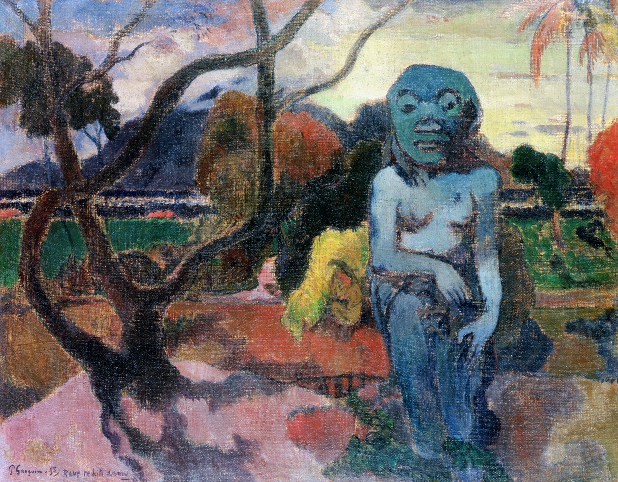 Idol (gör historia), 1898 av Paul Gauguin