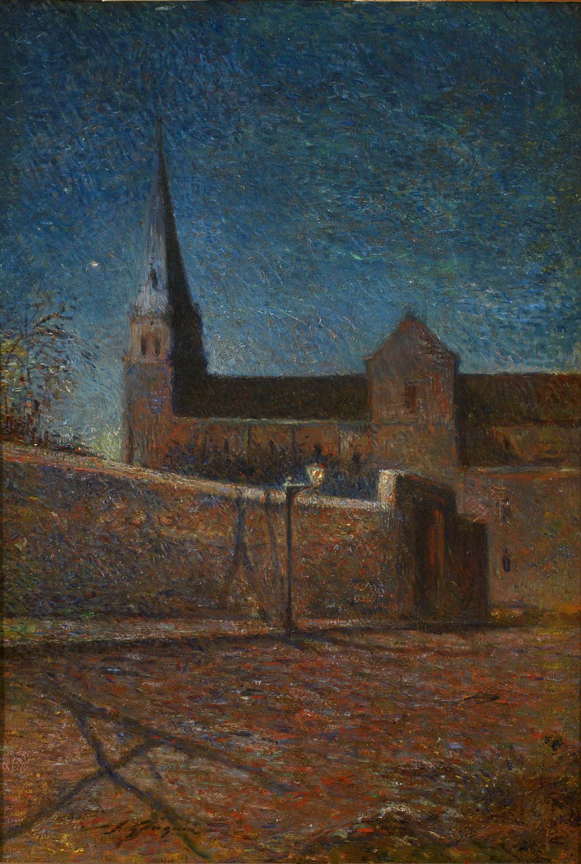 LEglise de Vaugirard  av Paul Gauguin