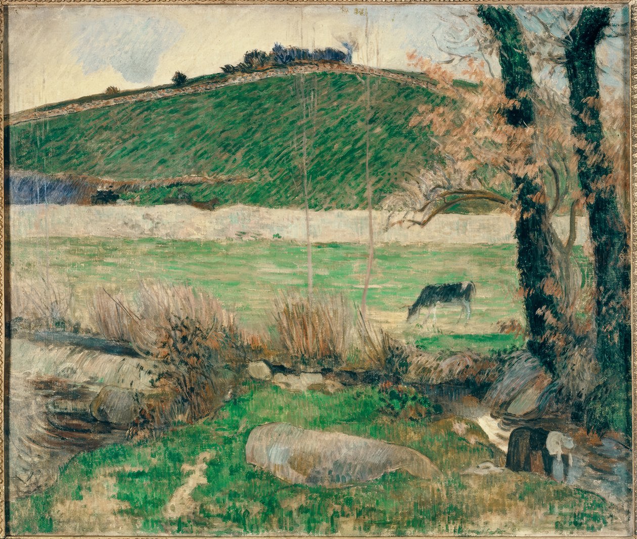 Den lilla bäcken, Pont-Aven av Paul Gauguin