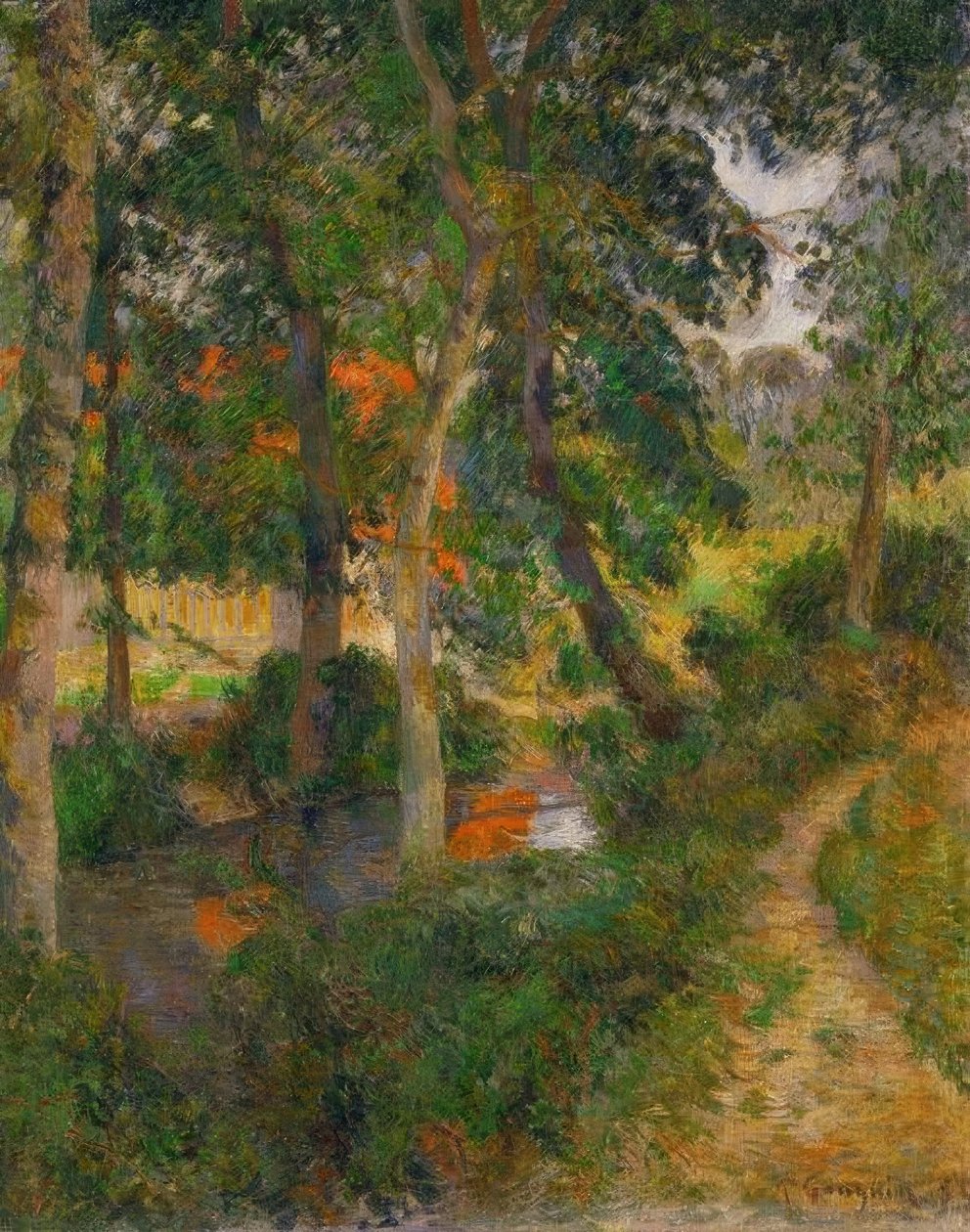Fader Jeans väg eller de röda taken av Paul Gauguin