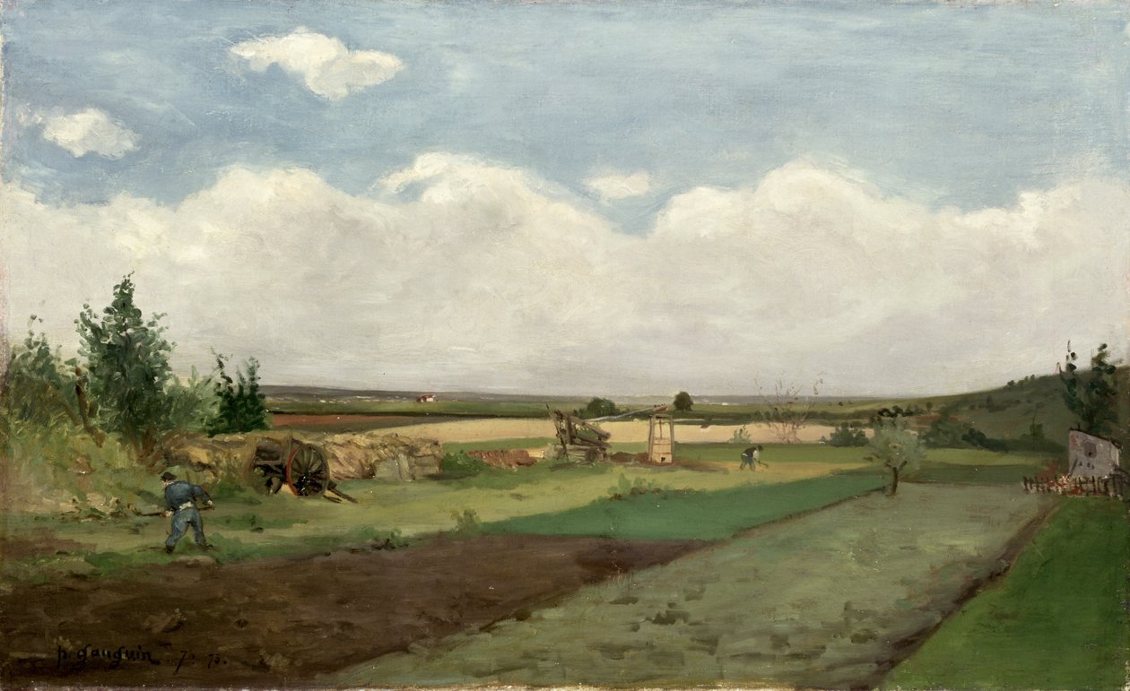 Landskap, 1873 av Paul Gauguin