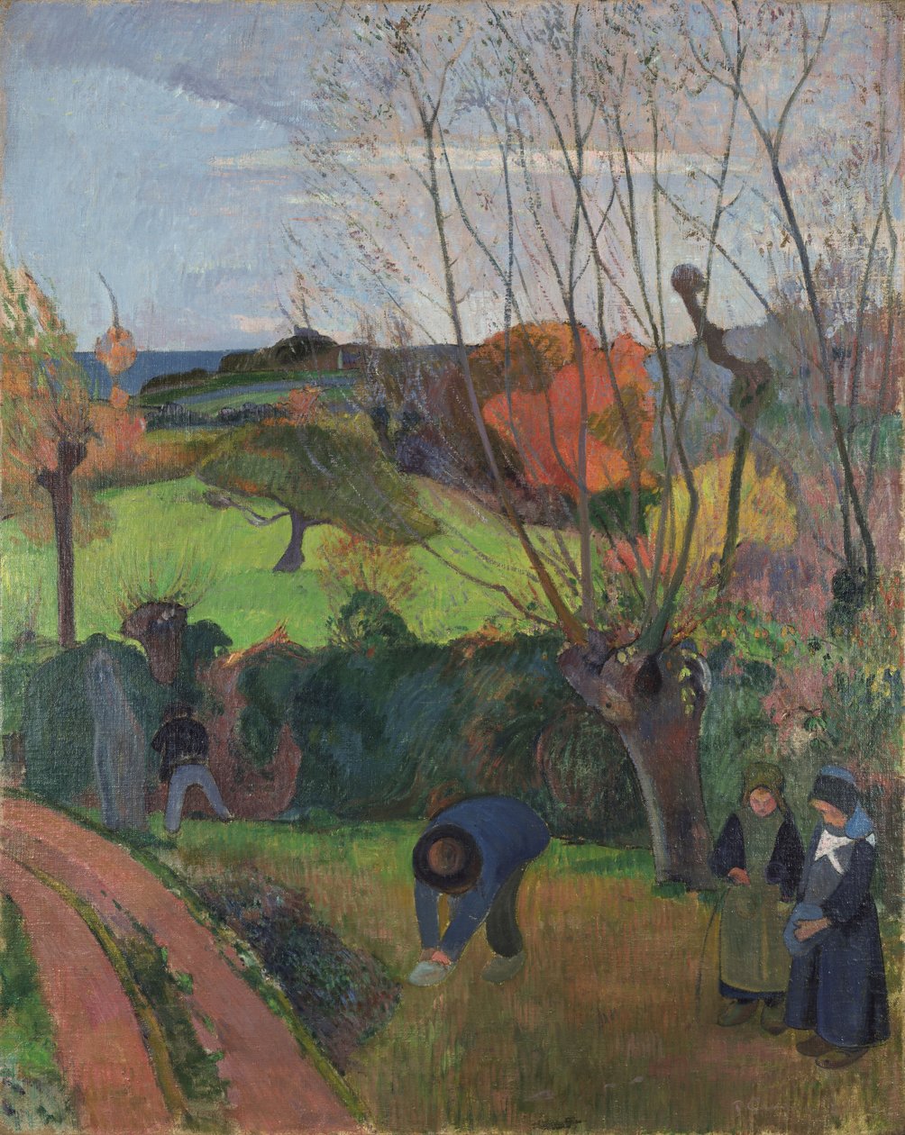 Le saule av Paul Gauguin
