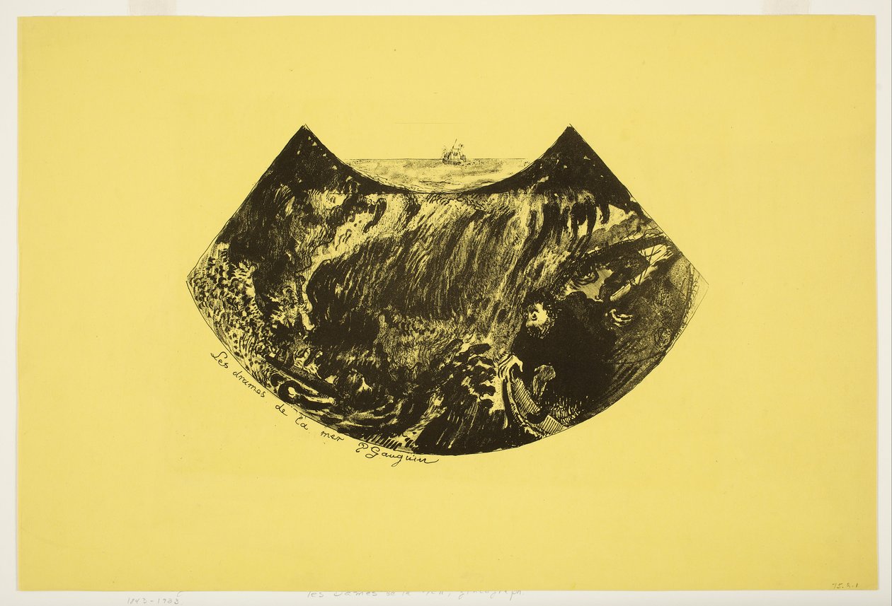 Les Drames de la Mer av Paul Gauguin