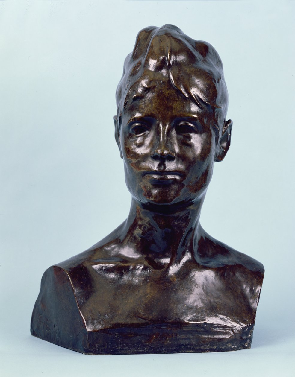 Madame Schuffenecker, 1890 (brons med brun patina) av Paul Gauguin