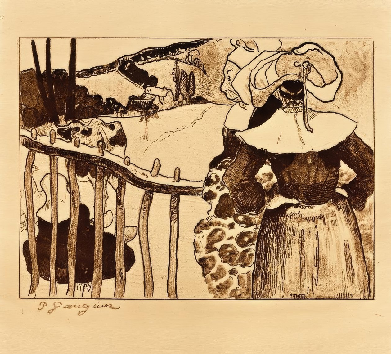 Mänskligt elände av Paul Gauguin