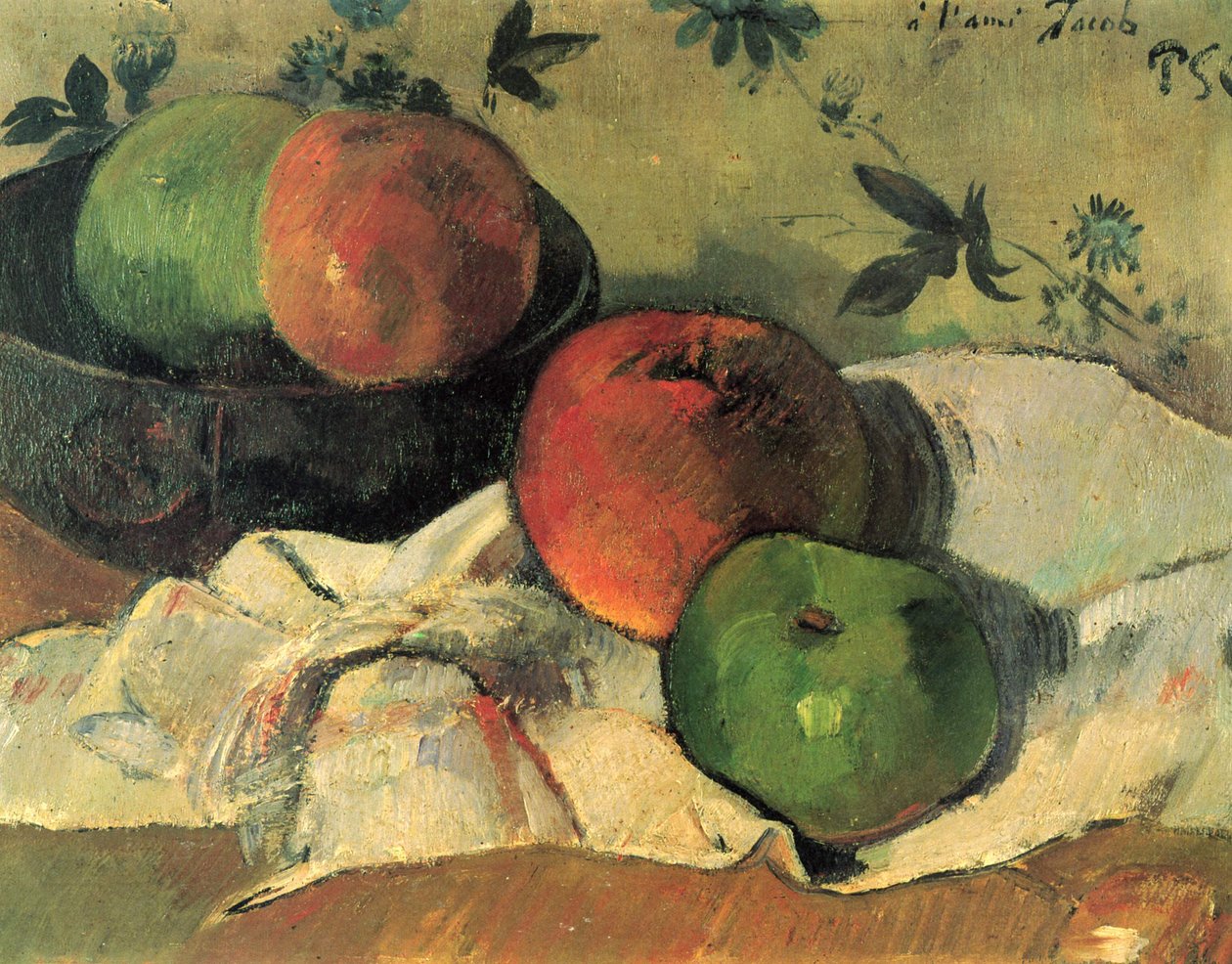 Nature morte à lami Jacob av Paul Gauguin