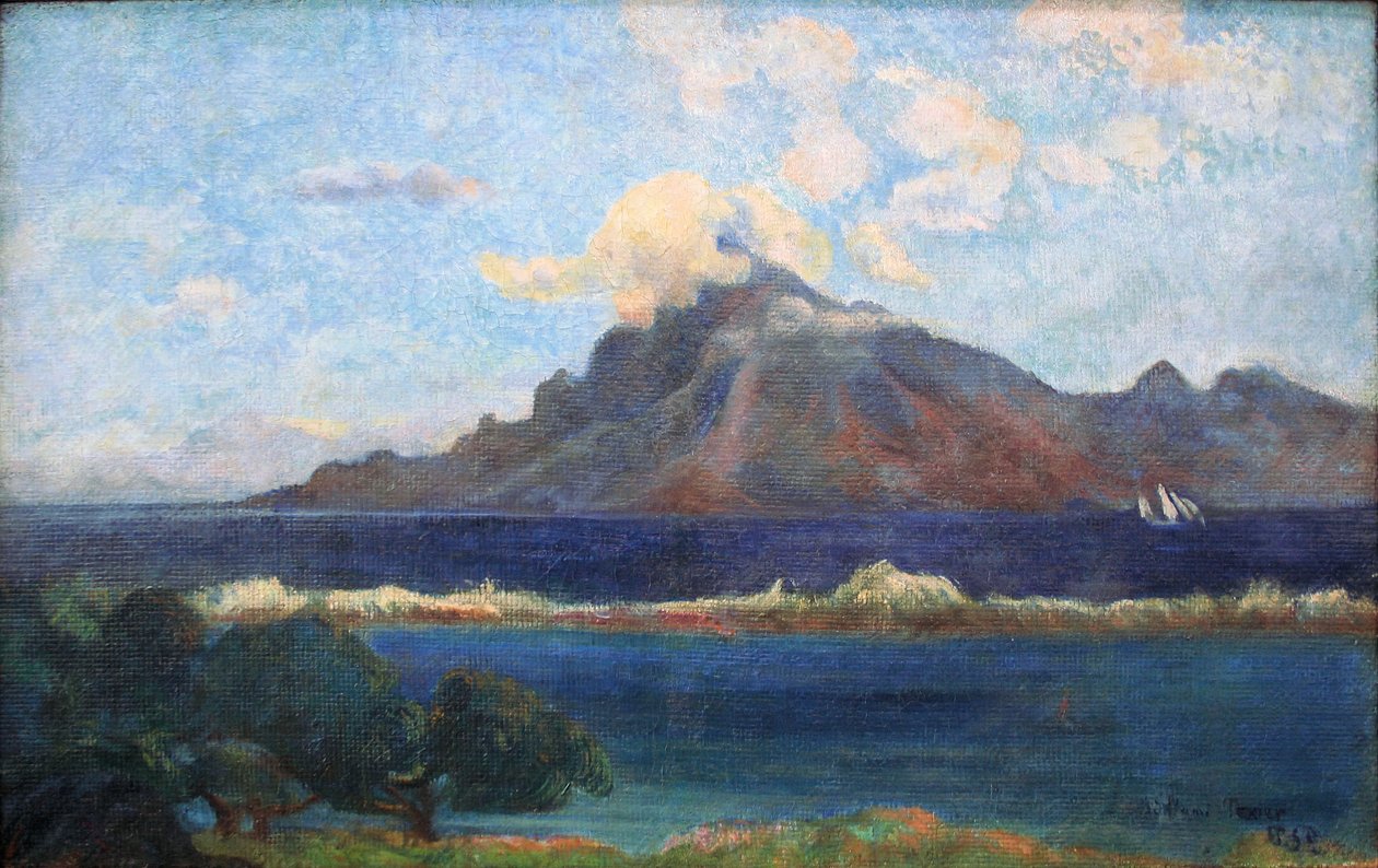 Paisatge de Te Vaa av Paul Gauguin